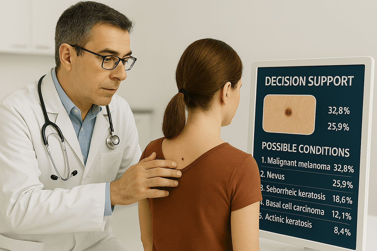 Exploring How Artificial Intelligence Improves Skin Lesion Diagnosis in Primary Care